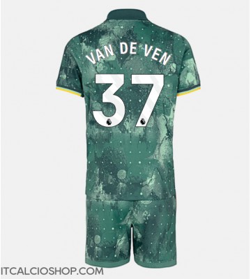 Tottenham Hotspur Micky van de Ven #37 Terza Maglia Bambino 2024-25 Manica Corta (+ Pantaloni corti)